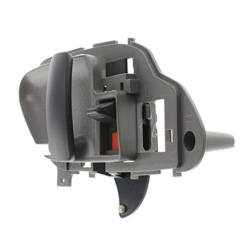 Yorten 1 PC Maçaneta da porta do lado esquerdo interno cinza compatível com Chevy G-MC Tahoe Yukon