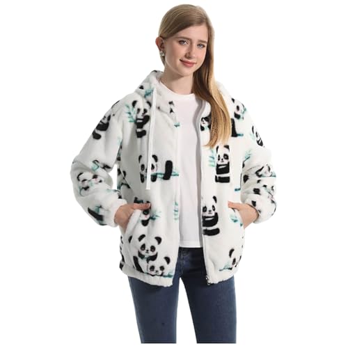 Veste à capuche veste courte fourrure synthétique sweat zippé