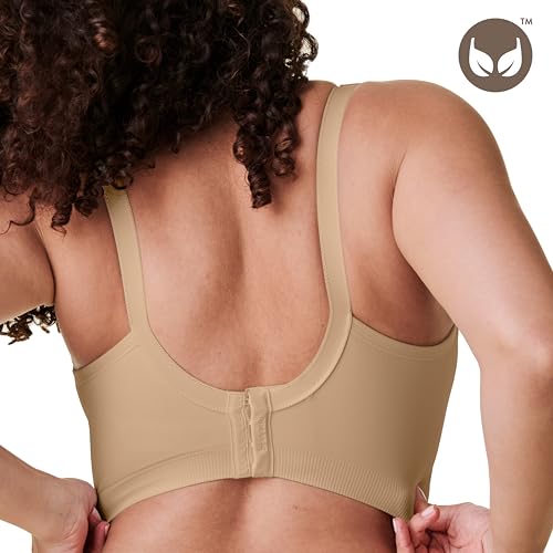 Soutien-gorge de maternité et d'allaitement sans couture col V bonnets B à G M