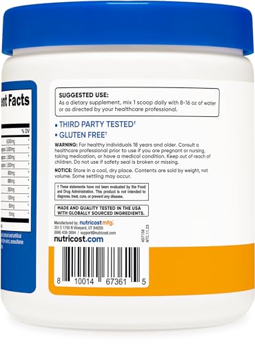 Nutricost NTC-EAA-PWD Powder 30 Servings thumb #3
