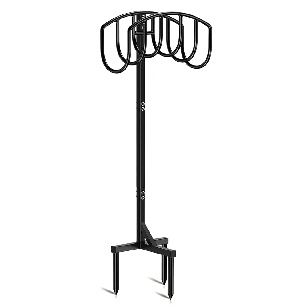 Supporto per Supporto per Tubo Flessibile In Metallo Resistente, Supporto per Tubo da Giardino, Portatubo