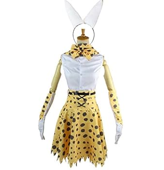 けものフレンズ、サーバルキャット フルセット コスプレ 衣装 Ｍサイズ 送料無料 けものフレンズ サーバル 仮装 コスチューム フレンズ