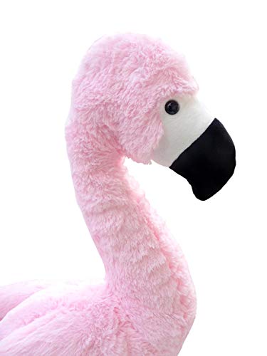 Wagner 9088 - Riesen Plüschtier XXL Plüsch Flamingo - 92 cm Gross in rosa-pink Kuscheltier Vogel