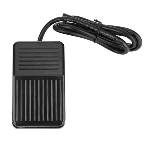 TFS01 250VAC 10A Interruptor de Controle de Pedal Controlador de pé Momentâneo Antiderrapante Preto