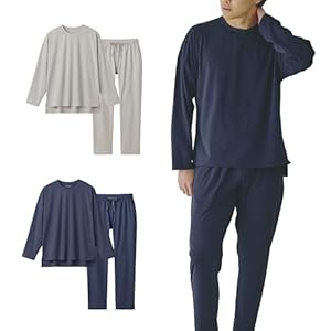 [SCiENSLEEP] サイエンスリープ 着るだけ医療機器 × 疲労回復パジャマ 上下セット リカバリーウェア 長袖 ユニセックス リカバリーパジャマ ネイビー S" 