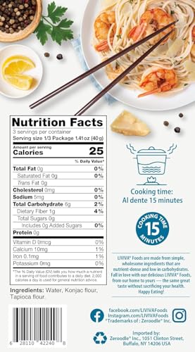 Liviva Low Carb Dried Shirataki Noodle thumb #4