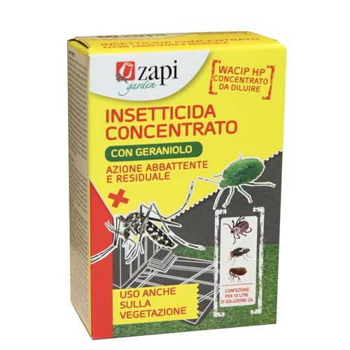 Zapi | Wacip HP Insetticida-Acaricida Liquido in Micro-Emulsione, 100ml, Azione Abbattente e Residuale, Contro Insetti Volanti e Striscianti