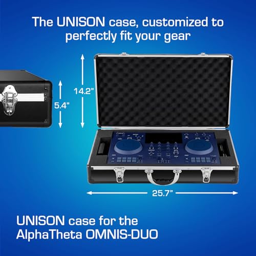 Hard Case AlphaTheta OMNIS-Duo Analog Cases - Valise aluminium noire - 5