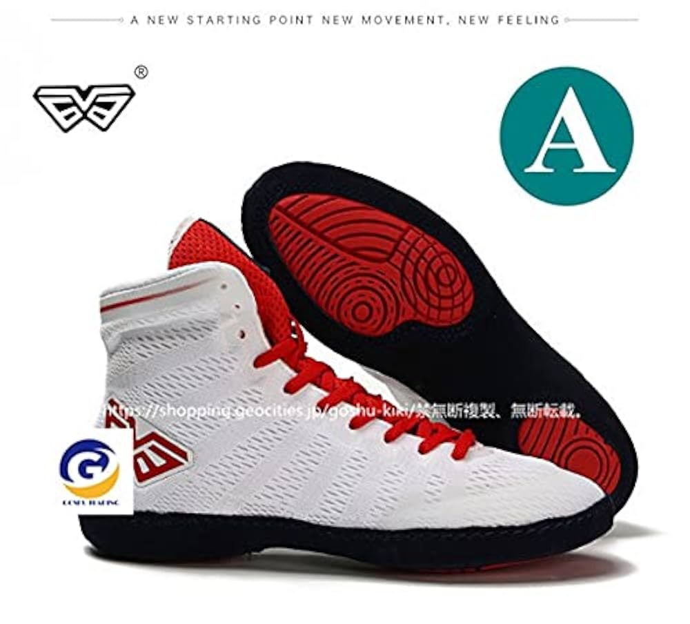 ボクシング用ホワイトハイカットシューズ ボクシング用ホワイトハイカットシューズ