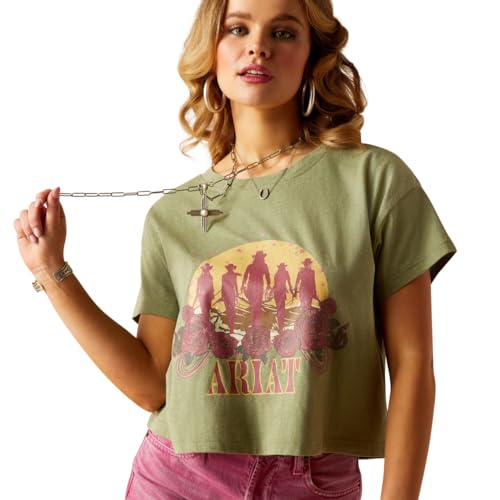 ARIAT Women's Charlie T-Shirt, Sage, X-Large - image 2