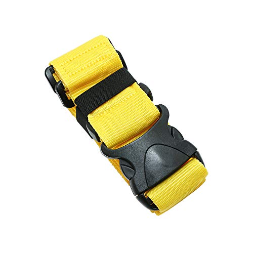 ワンタッチスーツケースベルト ブラック MBZ-SBL01/BK (イエロー)