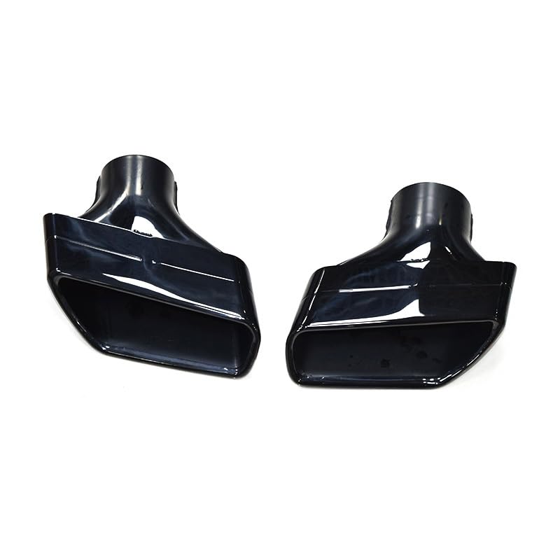 Silenziatore Scarico Per BMW Serie 5 G30 G31 G32 F10 F11 520d Per M Per Lo Sport Silenziatore In Acciaio Inox Tubo Scarico Ugello Punta Auto Tubo Scarico Finale Marmitta(Black A)