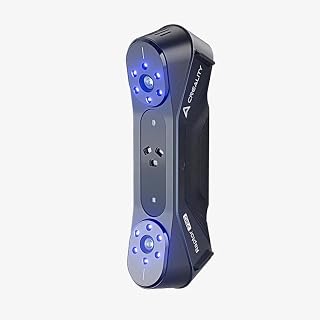 Creality 3D-Scanner CR-Scan Raptor Pro für 3D-Druck, 60 fps High-Speed & 5 mm bis 4M Objekte, 22 + 7 blauer Laser & NIR-Handscanner 0,02 mm Genauigkeit, 24-Bit-Vollfarb-Scannen für Windows macOS