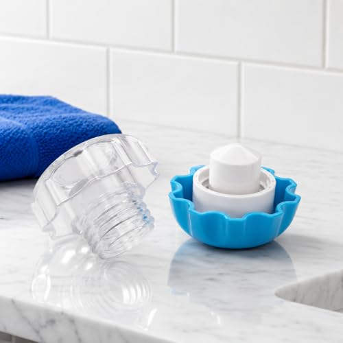 Image of EZY DOSE Crush Pill, Vitamins, Tablets, Crusher and Grinder with Storage Compartment, Kids, Pets, Elderly, Effortlessly Crushes Medications into Fine Powder, Easy-to-Use Design, Blue, BPA Free