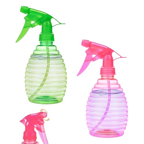 Botella pulverizadora de 500 ml, 2 latas de presión manual a prueba de fugas, limpieza de macetas para patio, césped, bonsái, exterior, jardín, hogar