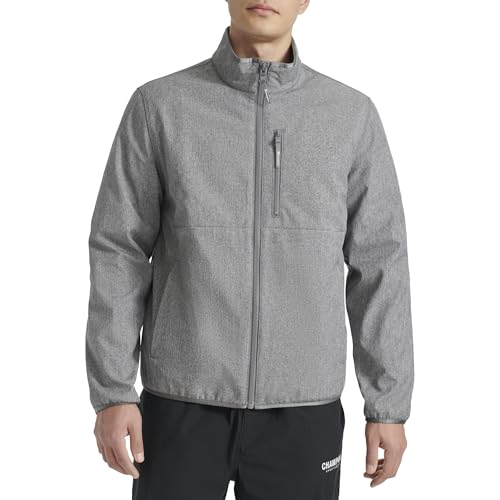 Champion Mens Lightweight Active Soft Shell Jacket With Stand Collar