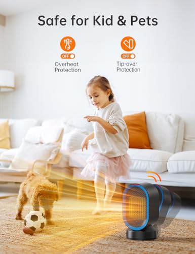 TABYIK Space Heater Electric Space Heaters for Indoor Use MGQ18N04 の商品画像 4