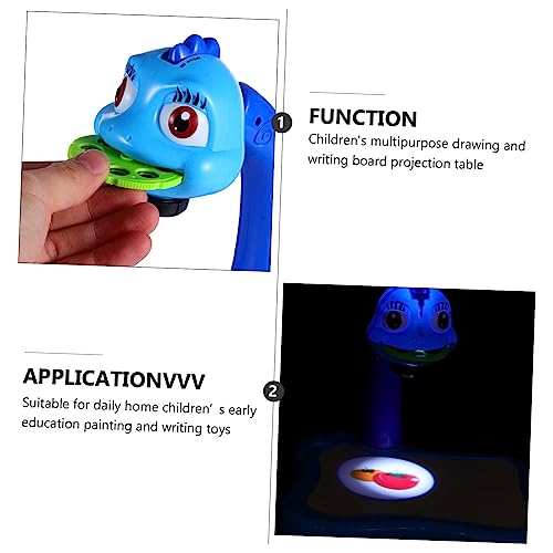Miniatura 5 de Ifundom Tablero De Dibujo Y Escritura Para Niños Pequeño Proyector De Pintura Azul Mesa Creativa Didáctica Para Aprendizaje Y Juego Educativo