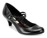  Buffalo 7332-288 Escarpins en Cuir Lisse pour Femme Noir, Noir, 41 EU