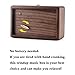 SOFTALK Vintage Jewelry Box Musical Boxs with Customizable Photos Case for Gifts Christmas Birthday and Valentine's Day(Simple Walnut Wood, Tune : You are my sunshine)