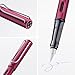 LAMY AL-star black purple - Fountain Pen with ergonomic grip & polished steel nib in size F - lightweight aluminum body - including LAMY T 10 blue cartridge - Right-Handed