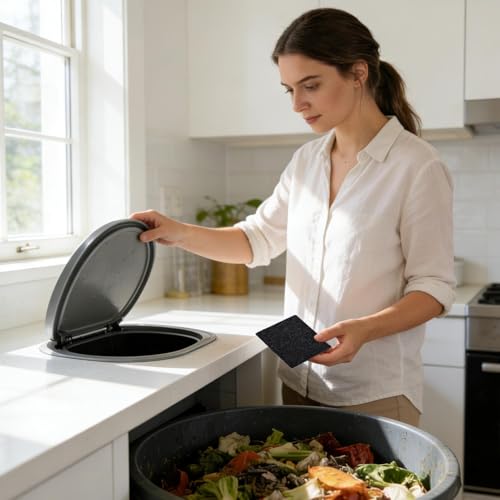 Filtro de basura para contenedor de cocina y eliminación de residuos 2