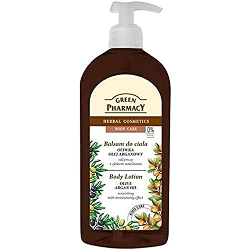 Green Pharmacy Körperlotion mit Hyaluronsäure + Arganöl + Olive 500ml 0% Paraben, 0% Farbstoffe Cover