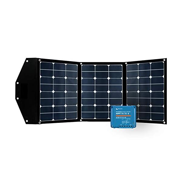 Offgridtec FSP-2 Ultra KIT 135W Faltbares Solarmodul mit Victron MPPT Smartsolar 75/15 Tragegriff und Staufach für…