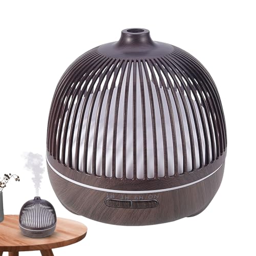 Humidificadores para habitación | Difusor humidificador ultrasónico con temporizador diseño de jaula para pájaros - 550 ml enfriador ultrasónico para casa, habitación infantil, hotel, coche, oficina