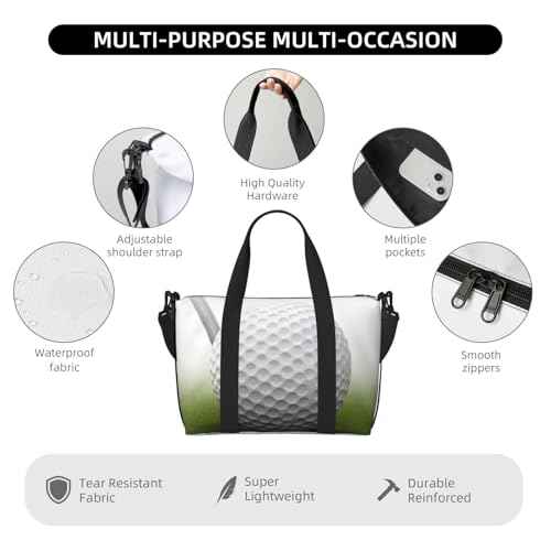 Sac de sport polyvalent de la salle de fitness aux greens de golf avec élégance - 3