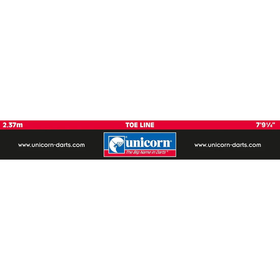 Unicorn Darts Oche | Heavy-Duty Self-Adhesive Toe Line