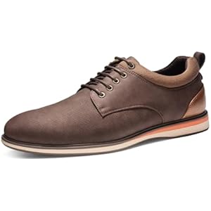 Bruno Marc Men's Dress Shoes Casual Business Oxford 13 Brown