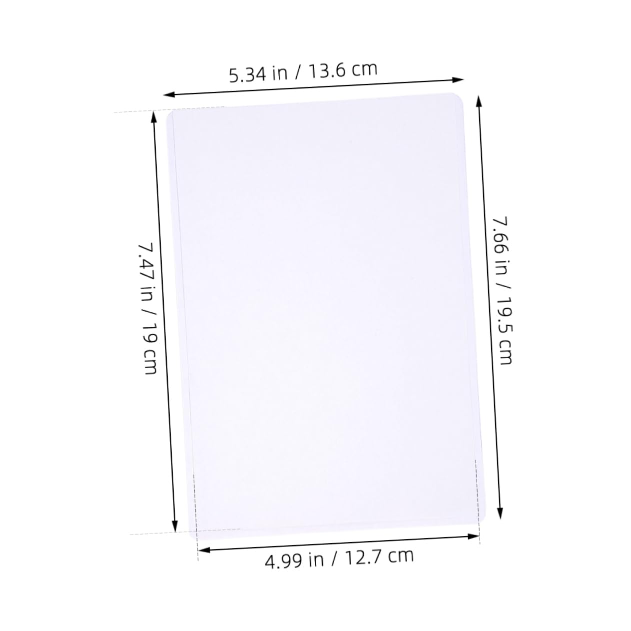 Hartplastik Kartenhüllen Transparent 50 Stück für Fotos