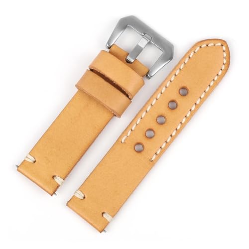 Correas de cuero genuino de 22 mm accesorios para relojes de hombres Panerai