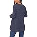 Lightweight Cardigan Sweaters for Women Long Sweaters V Neck Buttons Knit Trendy Tops Early Fall Fashion Clothing School Outfits for Teachers Fall Clothes 1-Navy Large