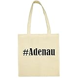Unsere Hashtag #Adenau Umhängetaschen verfügen über einen 70cm langen Tragegriff .. Die Größe der Tasche beträgt 38cm breit und 42 hoch