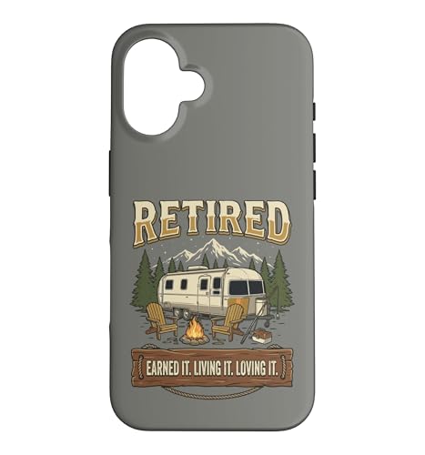 Vintage Retired RV Camping Camper Fishing Outdoors �X�}�z�P�[�X iPhone 16 �p