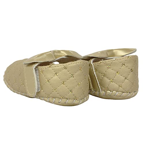 Image of Neska Moda 6 To 12 Months Baby Girls Synthetic Leather Self design Sandal Booties-BT1620