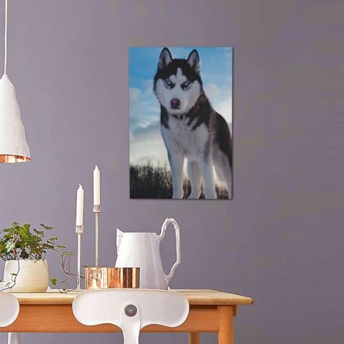Affiche husky OUSIKA tableau pour habiller un mur vide de salon - 3