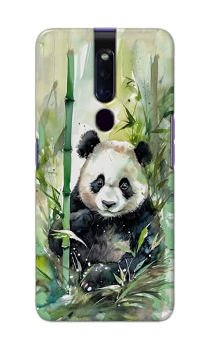 Image of Printed Hard Back Cover for Oppo F11 Pro Back Cover (Panda -J1) -190724(EA)