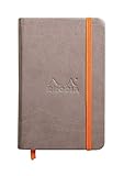 Rhodiarama A6 Lined Notebook Taupe