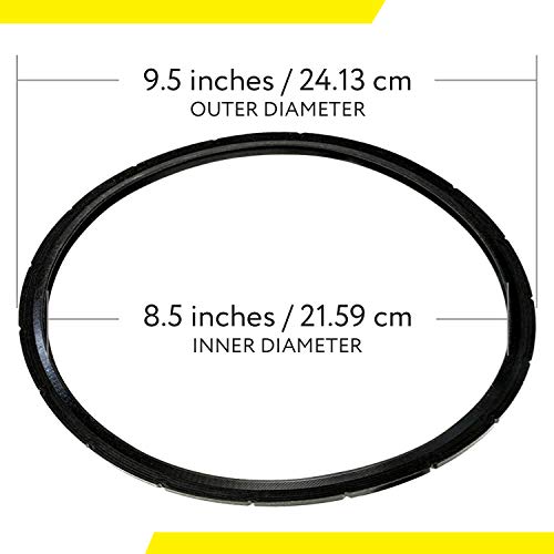 image for 2-Pack of Presto Pressure Cooker Sealing Ring / Gasket & Overpressure 