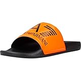 UPPER SHOE 100% POLYESTER Emporio Armani Herren Flip Flops XCP001 Orange 42 EU