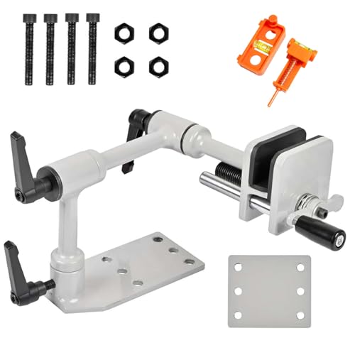 ZMATLIAO Bow Vise for Compound Bows - Bow Vice 360 Universal Adjustment Cross Bow Making Tool Compound Bow Press Recurve Bow Level Kit Archery Building Accessories for Arrow Rest