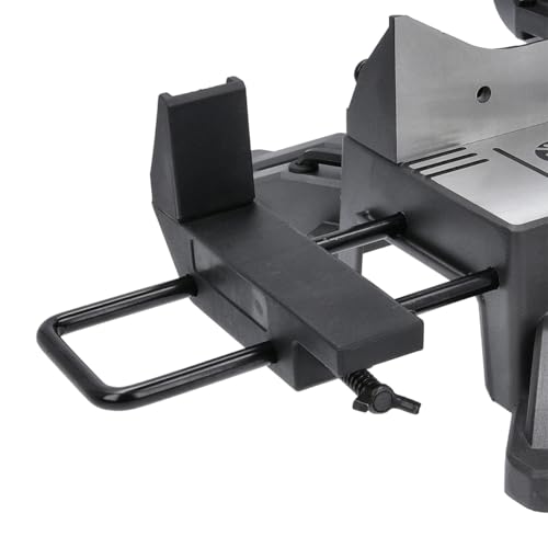 TOUGH MASTER Mitre Saw 210mm 1500W Power, Electric Miter Saw with Extendable Work Table, Built-in Laser for Accurate Precise Cut, Dust Bag, 1x Wood Clamp 7 TOUGH MASTER Mitre Saw 210mm 1500W Power, Electric Miter Saw with Extendable Work Table, Built-in Laser for Accurate Precise Cut, Dust Bag, 1x Wood Clamp - Image 7