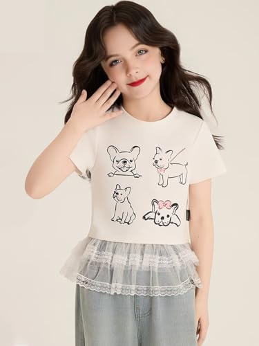 Girls Summer Casual Fashion Top 5-14 Years3