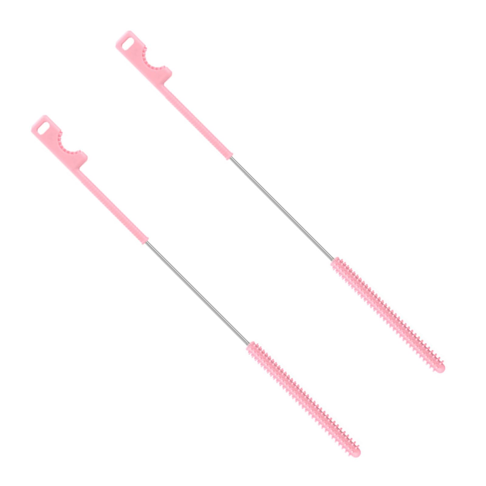 Head Silicone Straw Cleaner Brush Set 0.8mm and 1mm Bristles Long Handle Design for Thorough Cleaning of Tubes and Bottles Straw Cleaning Tool