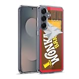 Head Case Designs Officially Licensed Willy Wonka and The Chocolate Factory Candy Bar Graphics Gel Case [Military Grade Protection] Compatible with Samsung Galaxy S25+ and Compatible with MagSafe
