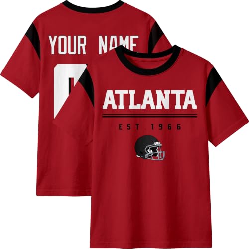 Image of T-Shirt Custom Crewneck Short Sleeve for Men Gifts | Custom T-Shirt Personalized Name and Number