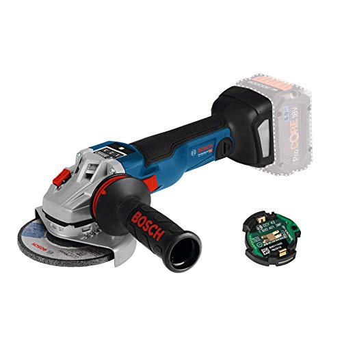 Bosch Professional 18V System Akku Winkelschleifer GWS 18V-10 SC (Leerlaufdrehzahl: 4.500 - 9.000 min-1, Scheiben-Ø: 150 mm, ohne Akkus und Ladegerät, in L-BOXX) Blau/Schwarz – Bild 4